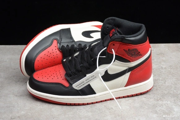 Cheap EP 555088-610 Air 555088-610 Retro Bred Toe High 1 Jordan 0523